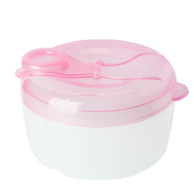 Baby Milk Powder Box Three-Grid Rotating Milk Container Baby Going out Portable Storage Box Separately Packed Case Sealed Snack Box