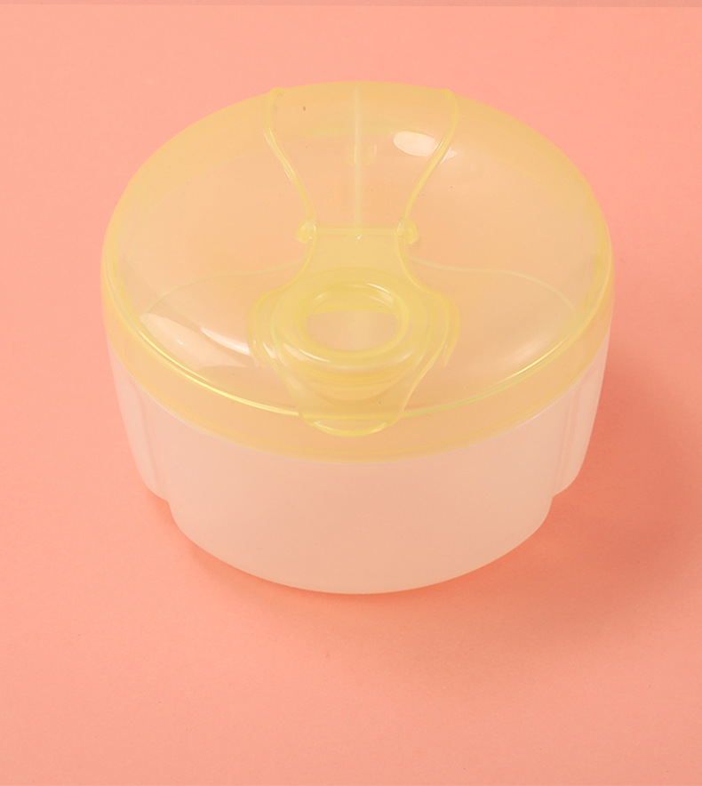 Baby Milk Powder Box Three-Grid Rotating Milk Container Baby Going out Portable Storage Box Separately Packed Case Sealed Snack Box Baby Milk Powder Box Three-Grid Rotating Milk Container Baby Going out Portable Storage Box Separately Packed Case Sealed Snack Box