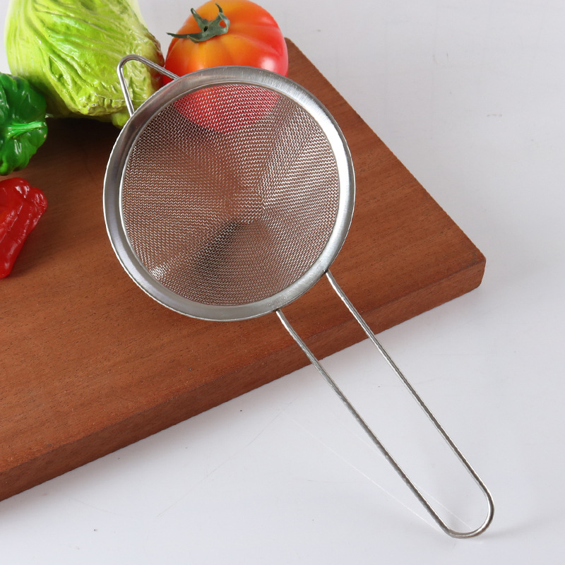 Conical stainless steel oil grid kitchen kitchenware anti - hot face soy milk screen sieve slotted spoon, custom wholesale Conical stainless steel oil grid kitchen kitchenware anti - hot face soy milk screen sieve slotted spoon, custom wholesale