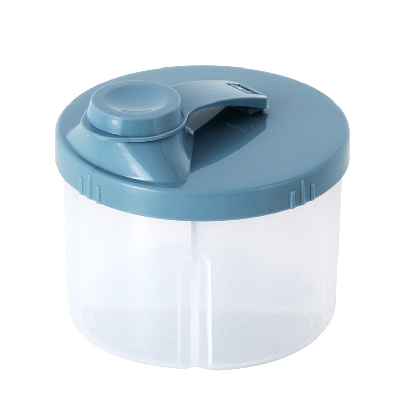 Milk Powder Box Baby Outfitting Milk Powder Portable Case Large Capacity Complementary Food Storage Box Rotary Four-Grid Milk Powder Box Milk Powder Box