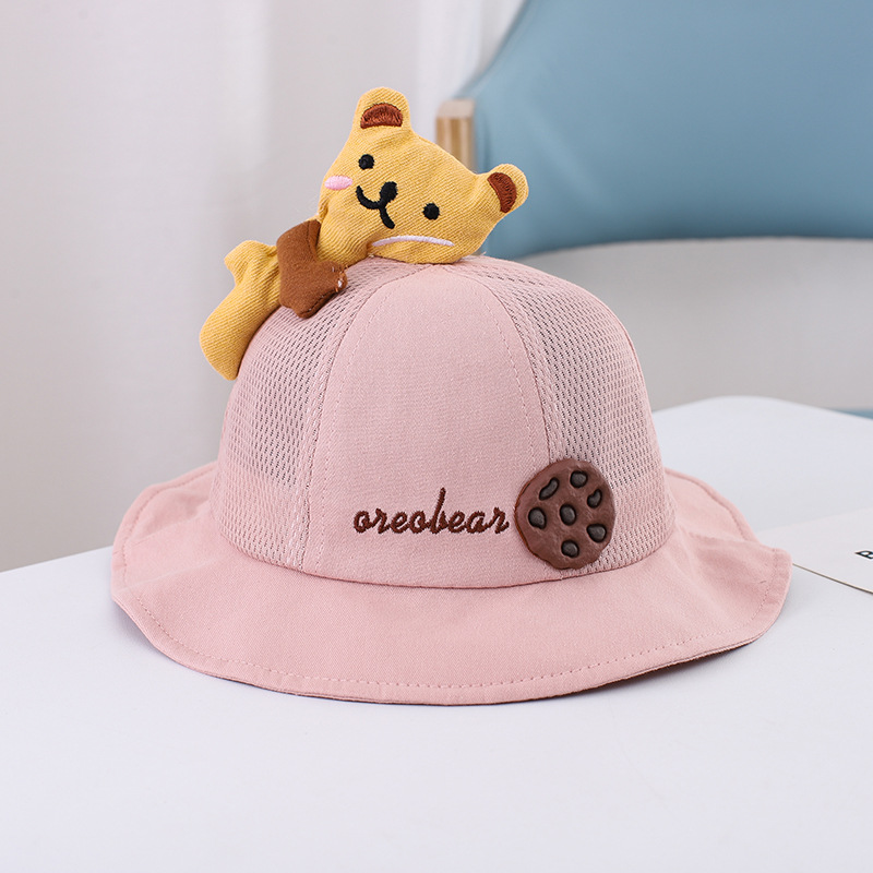 Baby Hat Summer Net Bucket Hat Infant Sun Protection Sun-Proof Basin Hat Men and Women Children Hat Summer Breathable Thin Baby Hat Summer Net Bucket Hat Infant Sun Protection Sun-Proof Basin Hat Men and Women Children Hat Summer Breathable Thin