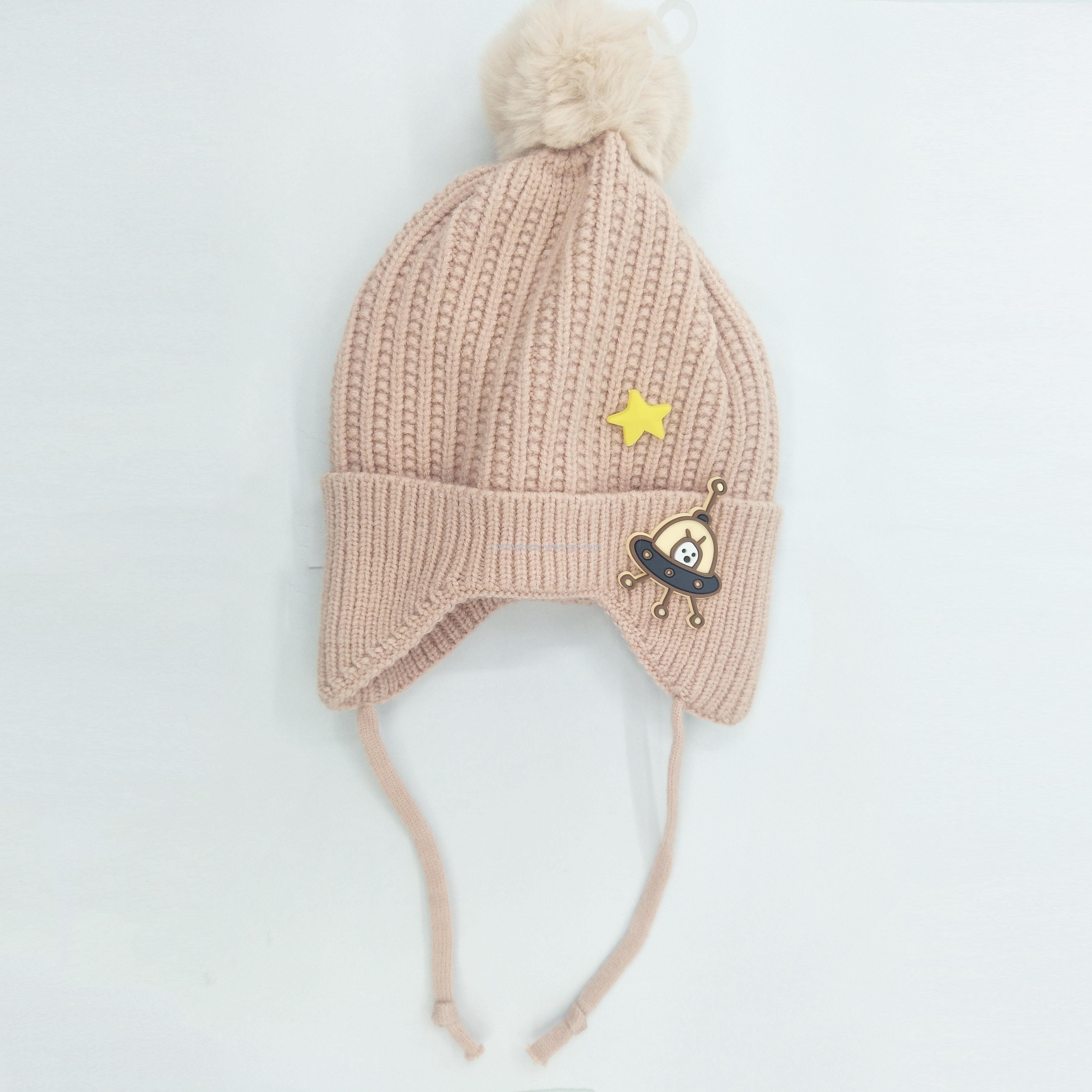 Children's Woolen Cap Baby Hat Autumn and Winter Baby Girl Princess Korean Style Ear Protection Men's and Women's Hats SPRING LADY Children's Woolen Cap Baby Hat Autumn and Winter Baby Girl Princess Korean Style Ear Protection Men's and Women's Hats SPRING LADY