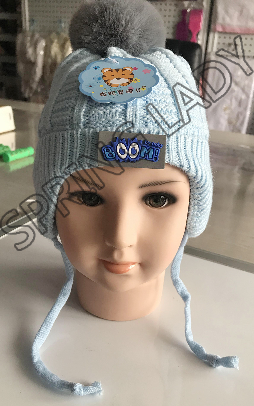 Children's Woolen Cap Baby Hat Autumn and Winter Baby Girl Princess Korean Style Ear Protection Men's and Women's Hats SPRING LADY Children's Woolen Cap Baby Hat Autumn and Winter Baby Girl Princess Korean Style Ear Protection Men's and Women's Hats SPRING LADY