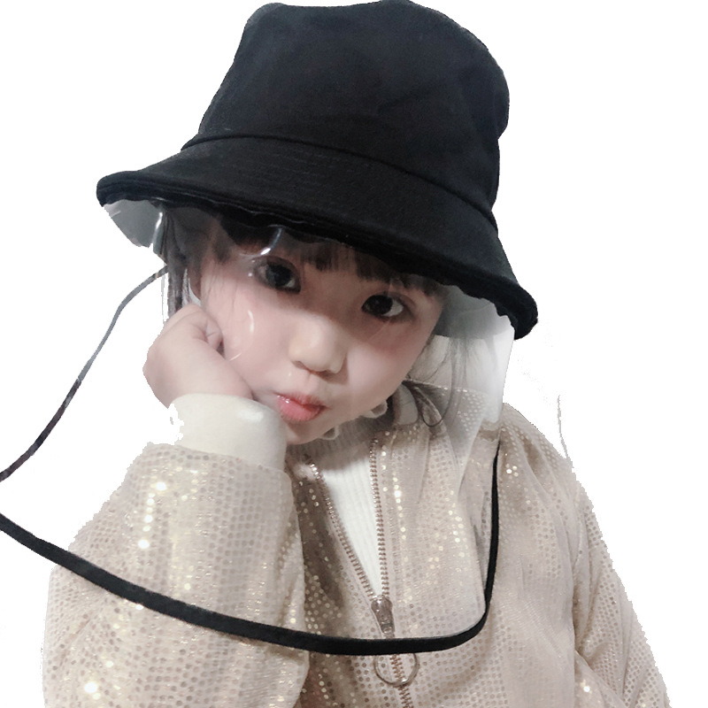 Korean Style Children&#039;s Epidemic Prevention Anti-Droplet Anti Spitting Bucket Hat Baby Hat Cotton Protection Bucket Hat Men&#039;s and Women&#039;s Sun Hats