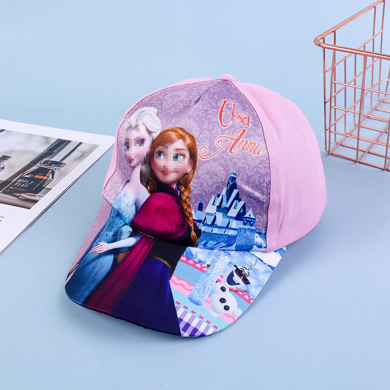 Children's Hat Spring and Autumn Thin Korean Cartoon Baby Hat Boys' Sun-Proof Baseball Cap Girls' Peaked Cap