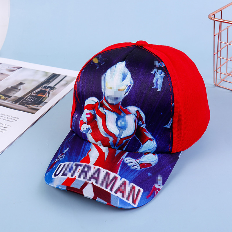 Children's Hat Spring and Autumn Thin Korean Cartoon Baby Hat Boys' Sun-Proof Baseball Cap Girls' Peaked Cap