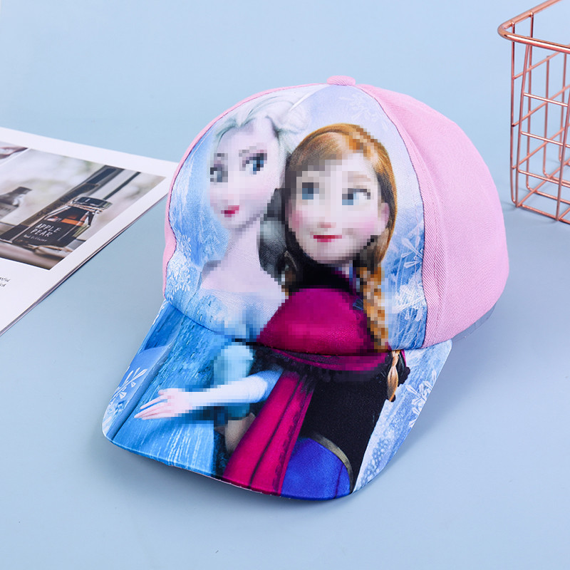 Children's Hat Spring and Autumn Thin Korean Cartoon Baby Hat Boys' Sun-Proof Baseball Cap Girls' Peaked Cap