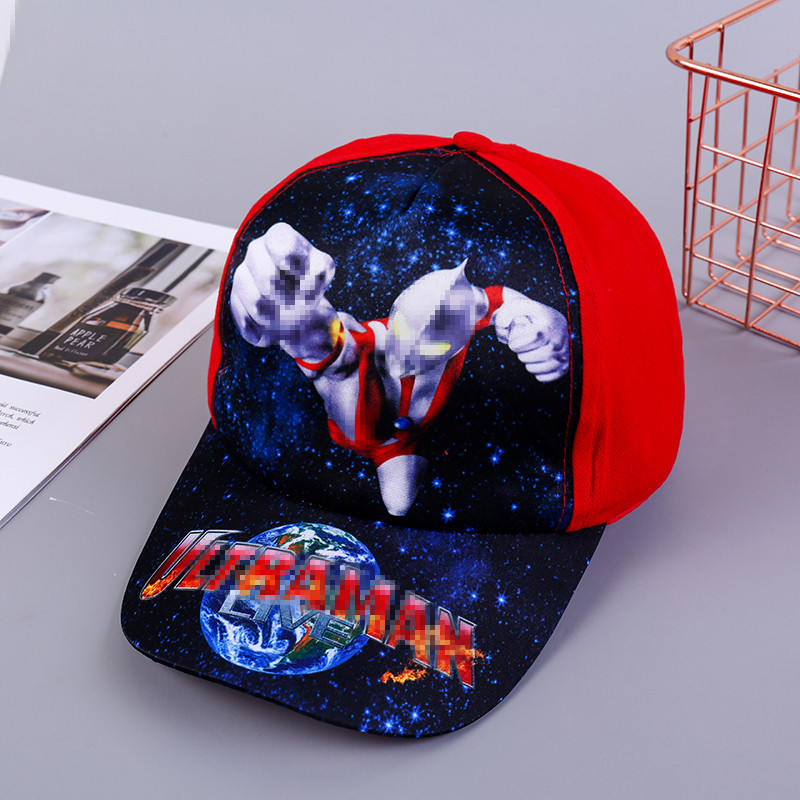 Children's Hat Spring and Autumn Thin Korean Cartoon Baby Hat Boys' Sun-Proof Baseball Cap Girls' Peaked Cap