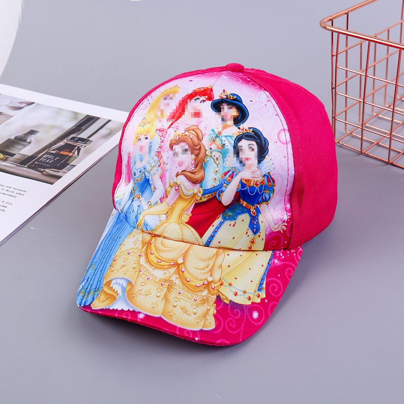 Children's Hat Spring and Autumn Thin Korean Cartoon Baby Hat Boys' Sun-Proof Baseball Cap Girls' Peaked Cap