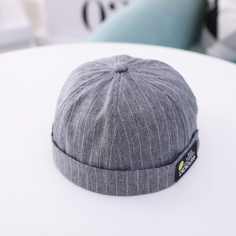 2021new Korean Style Brimless Flanging Chinese Landlord Hat Spring and Summer Thin Children's Skullcap Fashion Baby Hat Fashion