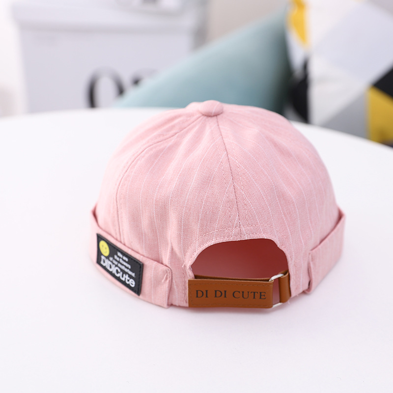 2021new Korean Style Brimless Flanging Chinese Landlord Hat Spring and Summer Thin Children's Skullcap Fashion Baby Hat Fashion