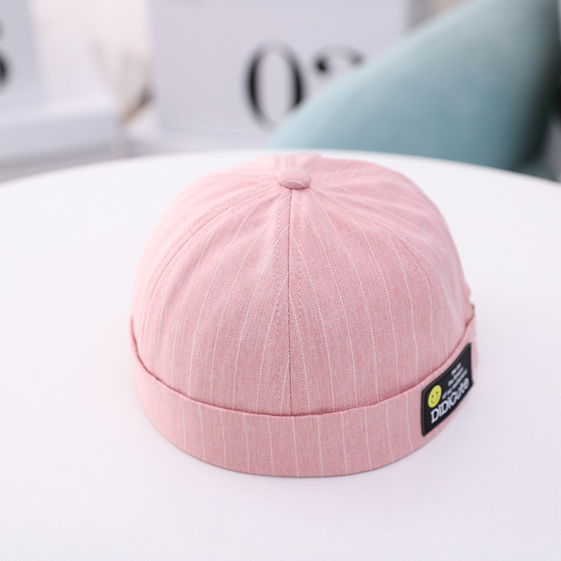 2021new Korean Style Brimless Flanging Chinese Landlord Hat Spring and Summer Thin Children's Skullcap Fashion Baby Hat Fashion