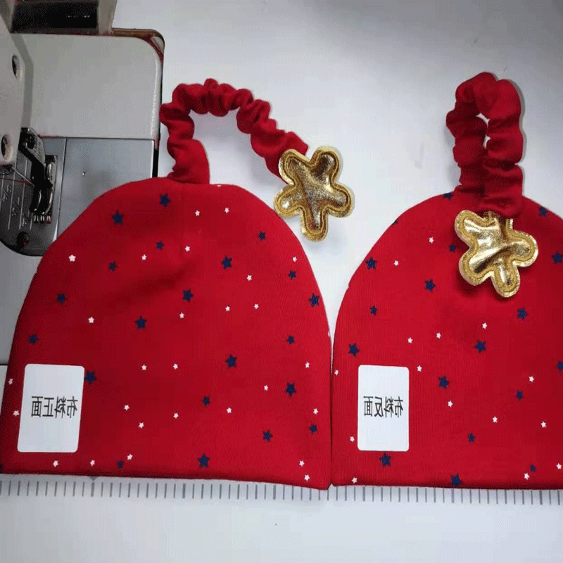 Creative New Baby Hat Red High Elastic Zhuazhou Number One Scholar&#039;s Hat Baby Spring Festival Festive Hat Bay Hat Custom Wholesale