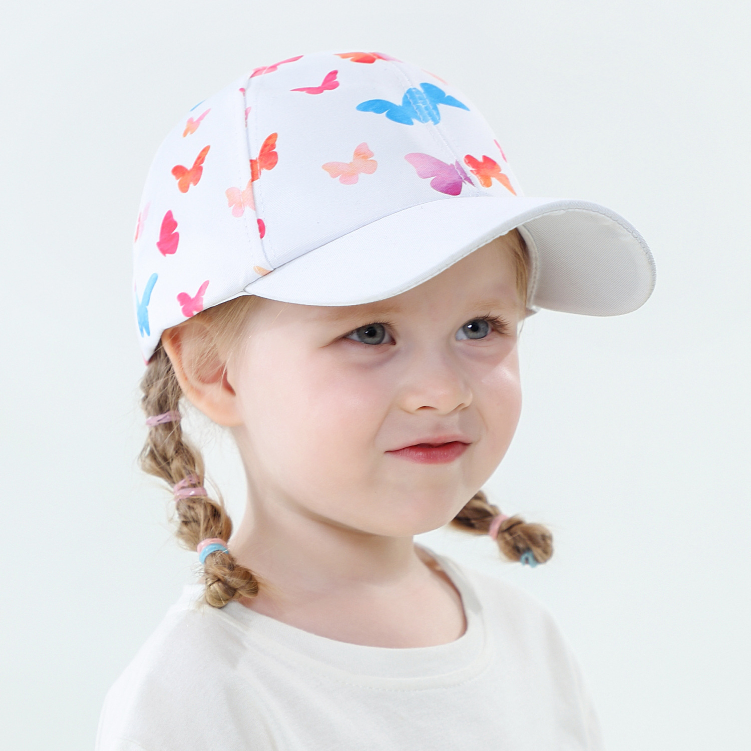 European and American New Ins Cartoon Printing Adjustable Children's Baseball Cap in Stock Wholesale Four Seasons Leisure Baby Hat