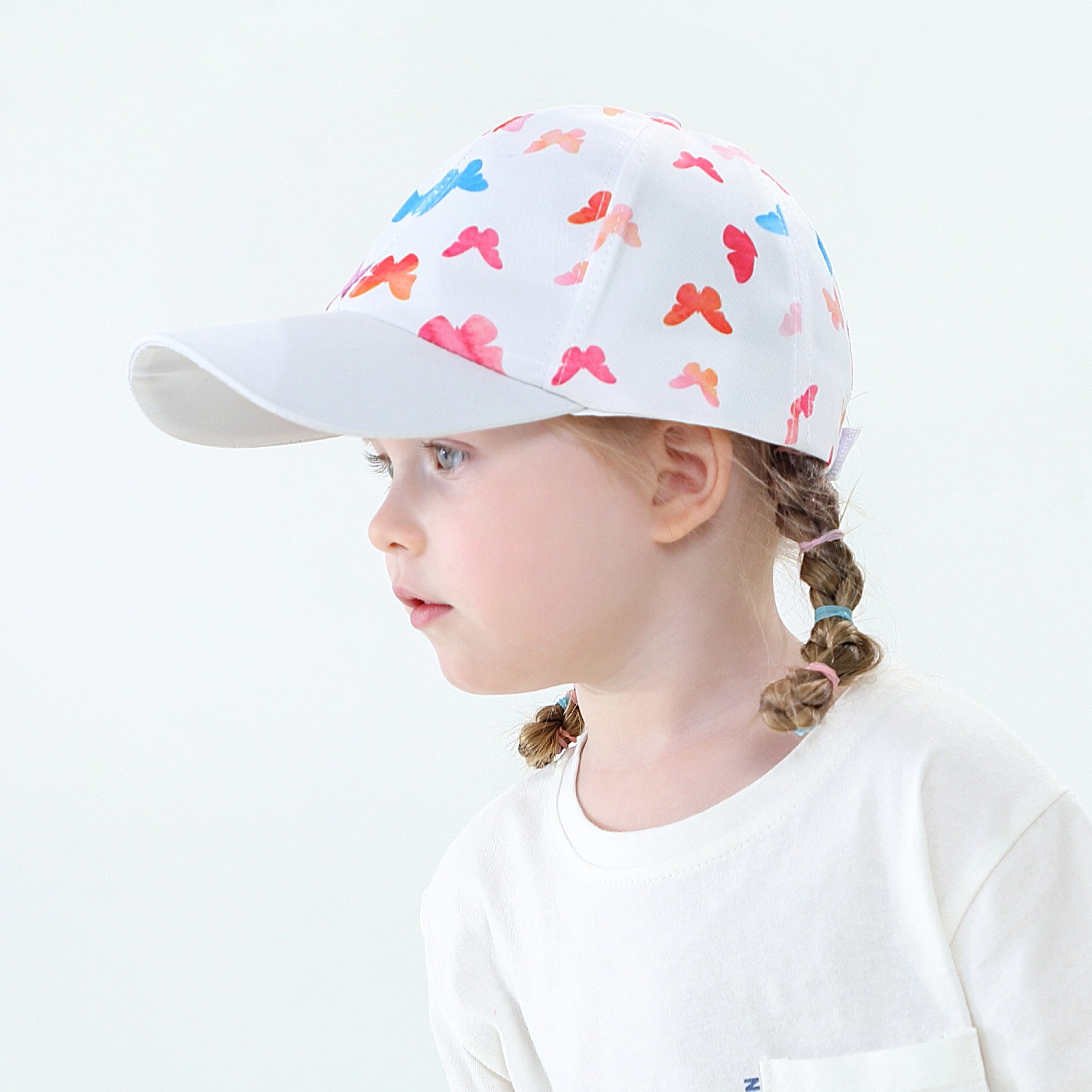 European and American New Ins Cartoon Printing Adjustable Children's Baseball Cap in Stock Wholesale Four Seasons Leisure Baby Hat