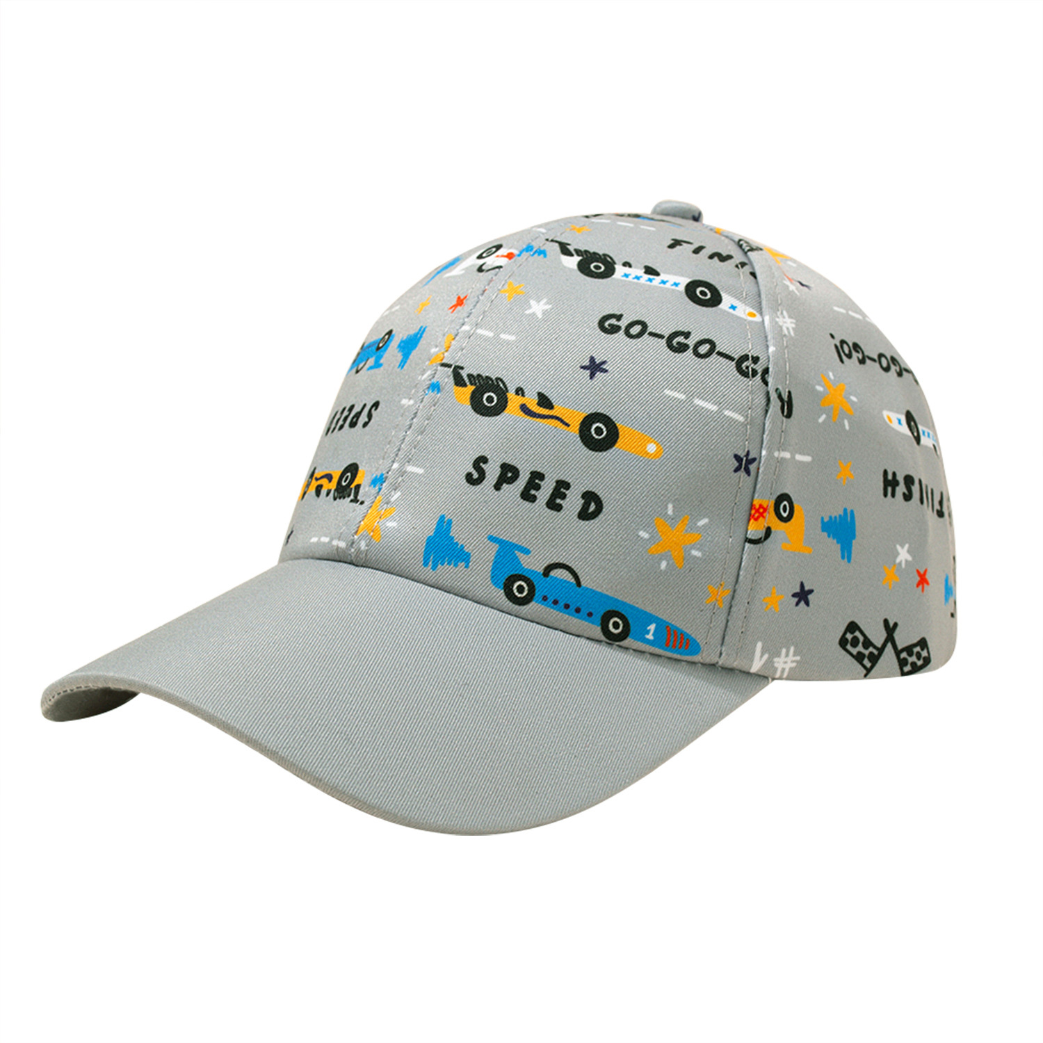 European and American New Ins Cartoon Printing Adjustable Children's Baseball Cap in Stock Wholesale Four Seasons Leisure Baby Hat