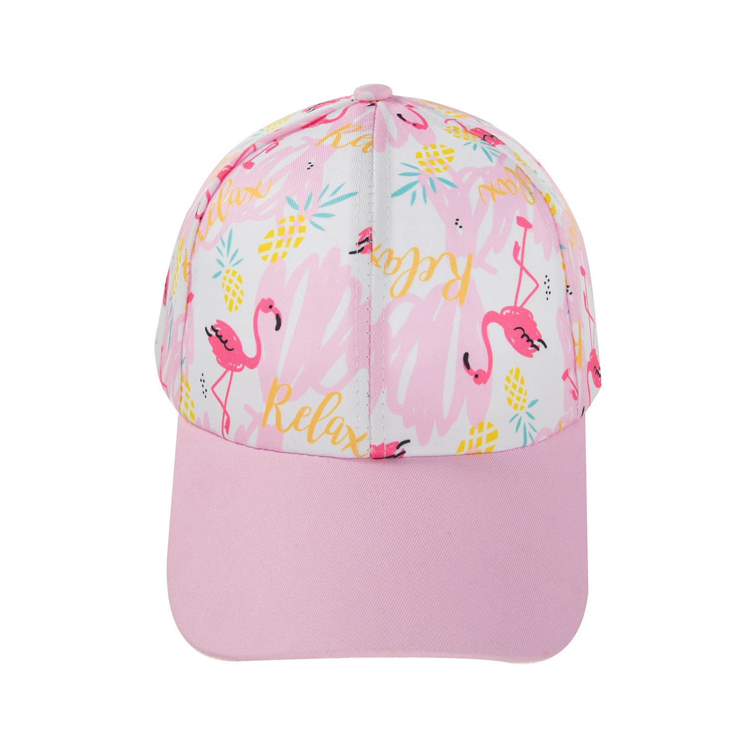 European and American New Ins Cartoon Printing Adjustable Children's Baseball Cap in Stock Wholesale Four Seasons Leisure Baby Hat