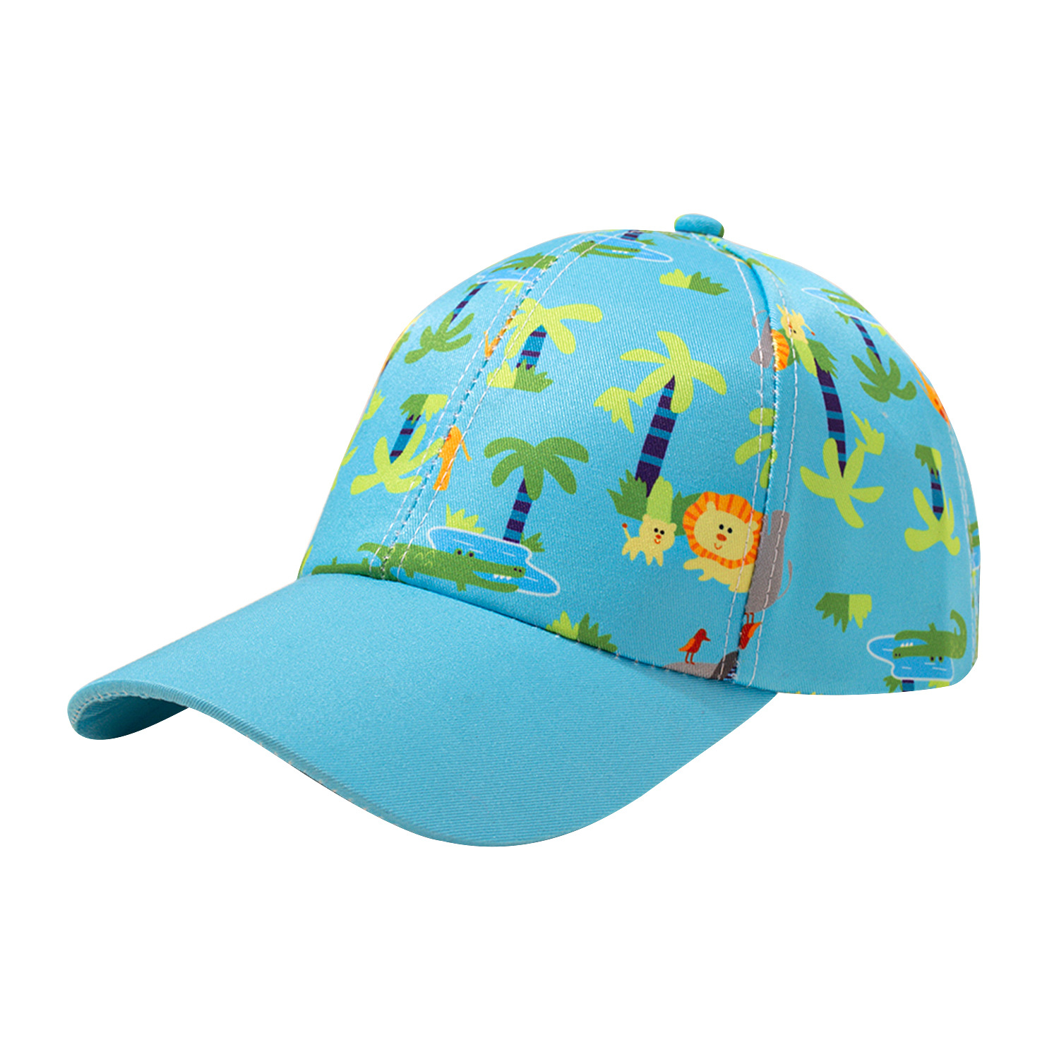 European and American New Ins Cartoon Printing Adjustable Children's Baseball Cap in Stock Wholesale Four Seasons Leisure Baby Hat