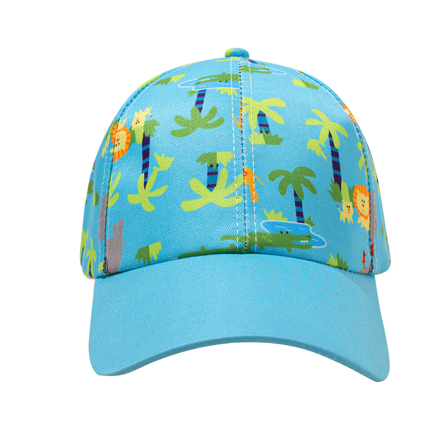 European and American New Ins Cartoon Printing Adjustable Children's Baseball Cap in Stock Wholesale Four Seasons Leisure Baby Hat