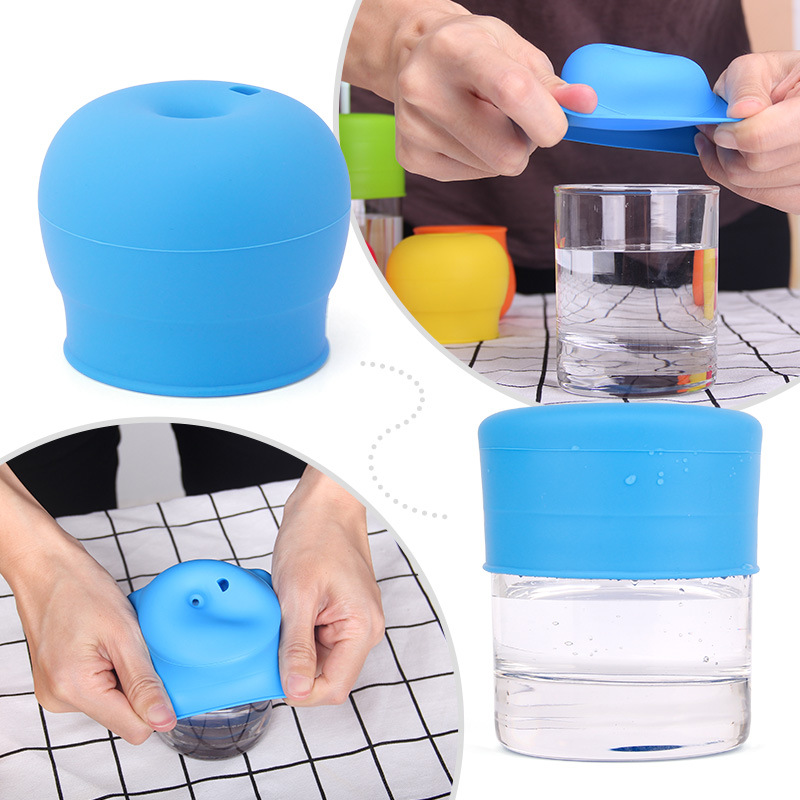 Water Cup Lid LeakProof AntiChoking Silicone Bottle Cap Children's Drinking Straw Cup Lid Baby OverflowProof Cup Lid Water Cup Lid LeakProof AntiChoking Silicone Bottle Cap Children's Drinking Straw Cup Lid Baby OverflowProof Cup Lid