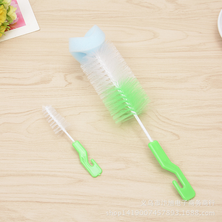 Factory Direct Supply One Multi-Functional Cup Brush Sponge Cup Brush Cup Brush Cup Brush Cup Brush Baby Bottle Brush Cleaning Brush
