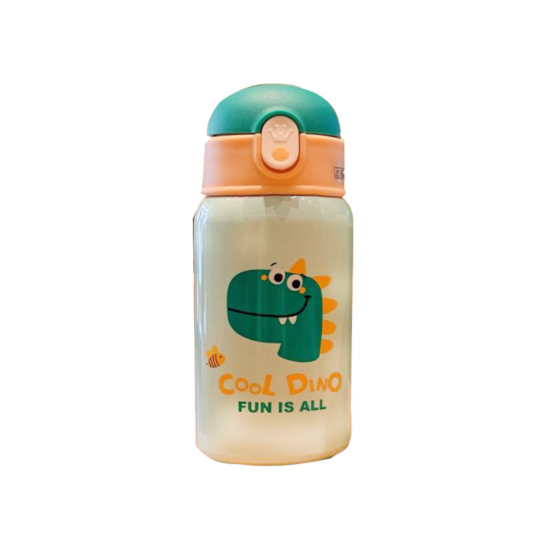 Cute Cartoon Animal Strap Children&#039;s Insulated Stainless Steel Bottle Baby Drinking Kettle Mini Single Cover Water Cup
