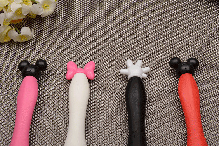 cartoon spoons children&#039;s forks spoon Ins lovely handle west cutlery kindergarten rice mouse mother and child store gift