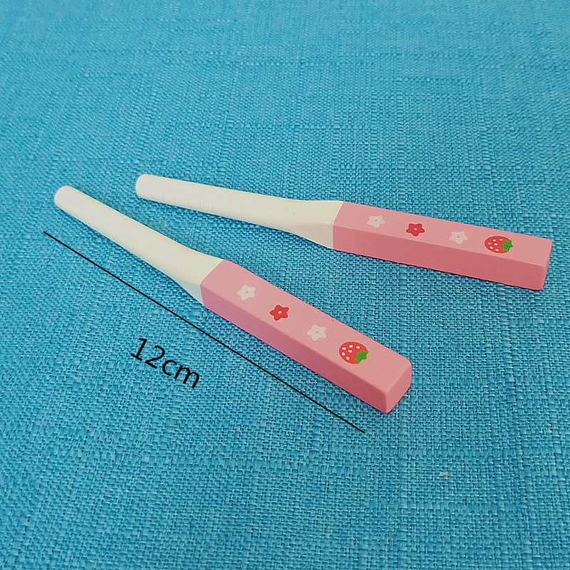 Baby Gift Simulation Kitchen Accessories Cup and Saucer Dishes and Spoons Spare Parts Children Play House Cooking Wooden Children Toys