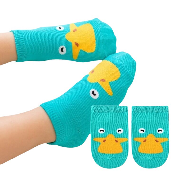 [Animal Party Three-Dimensional Boat Socks] Korean New Cartoon Children&#039;s Polyester Cotton Baby and Infant No-Skid Floor Socks