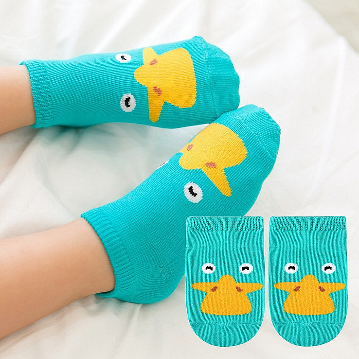 [Animal Party Three-Dimensional Boat Socks] Korean New Cartoon Children's Polyester Cotton Baby and Infant No-Skid Floor Socks