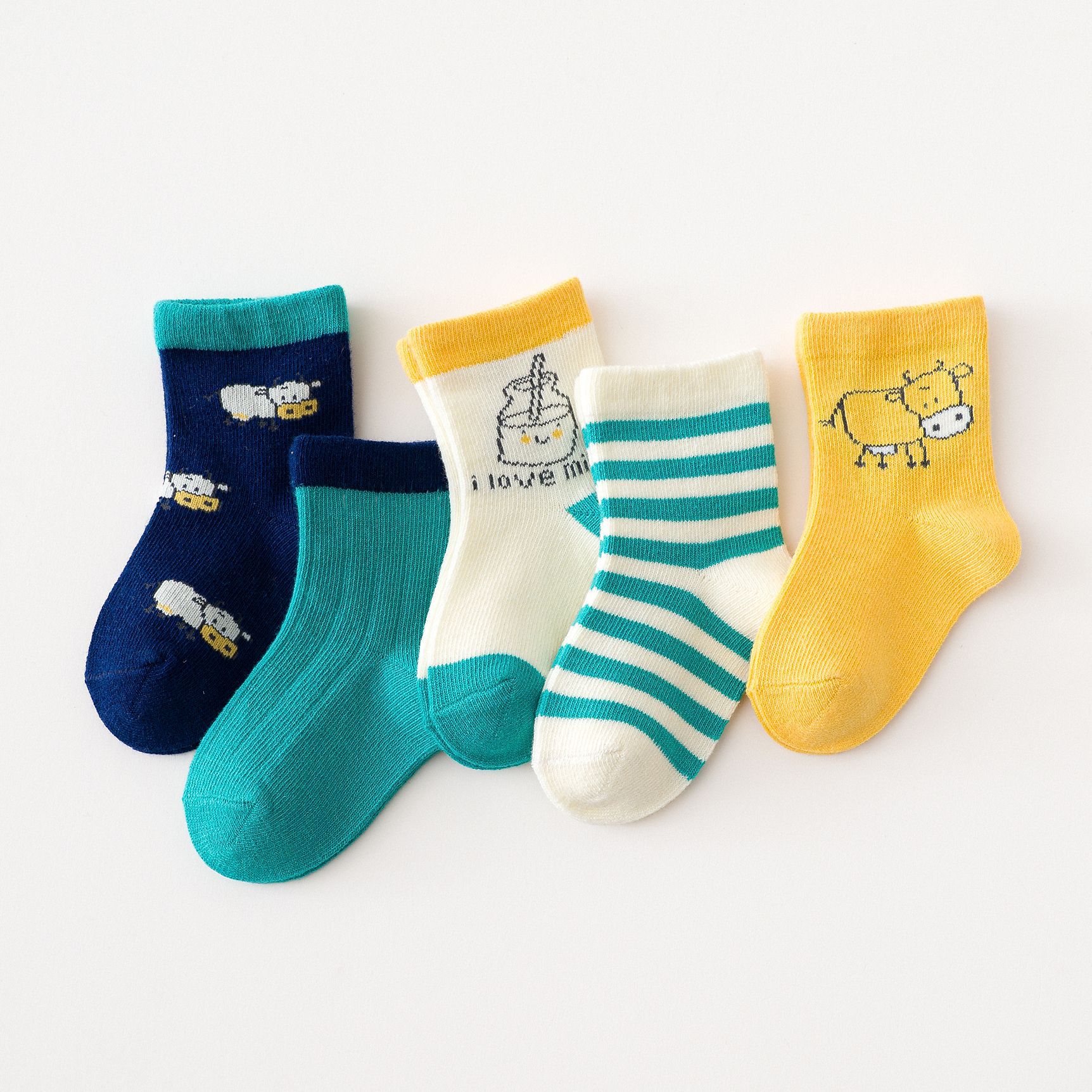 2021 Manufacturer Kid&#039;s Socks Spring Autumn and Winter New Men&#039;s and Women&#039;s Japanese and Korean Cartoon Cute Combed Cotton Baby and Infant Socks