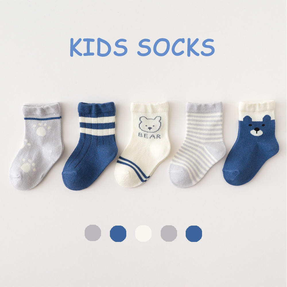 2021 Manufacturer Kid&#039;s Socks Spring Autumn and Winter New Men&#039;s and Women&#039;s Japanese and Korean Cartoon Cute Combed Cotton Baby and Infant Socks