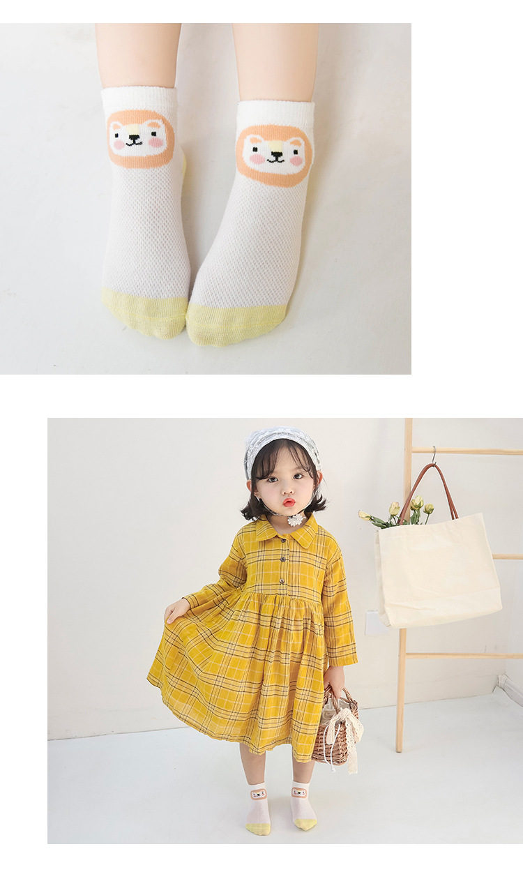 Socks Whole Zhuo Shang Cotton Children's Socks Spring and Summer Men and Women Infant Baby Cartoon Animal Mesh Socks Socks Whole Zhuo Shang Cotton Children's Socks Spring and Summer Men and Women Infant Baby Cartoon Animal Mesh Socks