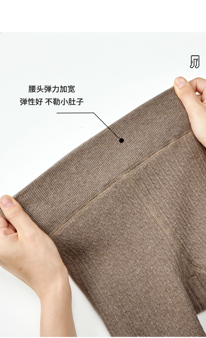 21 Autumn and Winter Fleece-Lined Thickened Children's Pantyhose Girls' Bow Leggings Baby and Infant Socks Wholesale