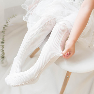 Spring and Autumn Hollow Flower Hole Baby Floor Socks Glue Dispensing Non-Slip Infant Socks Lace Bow Children's Socks