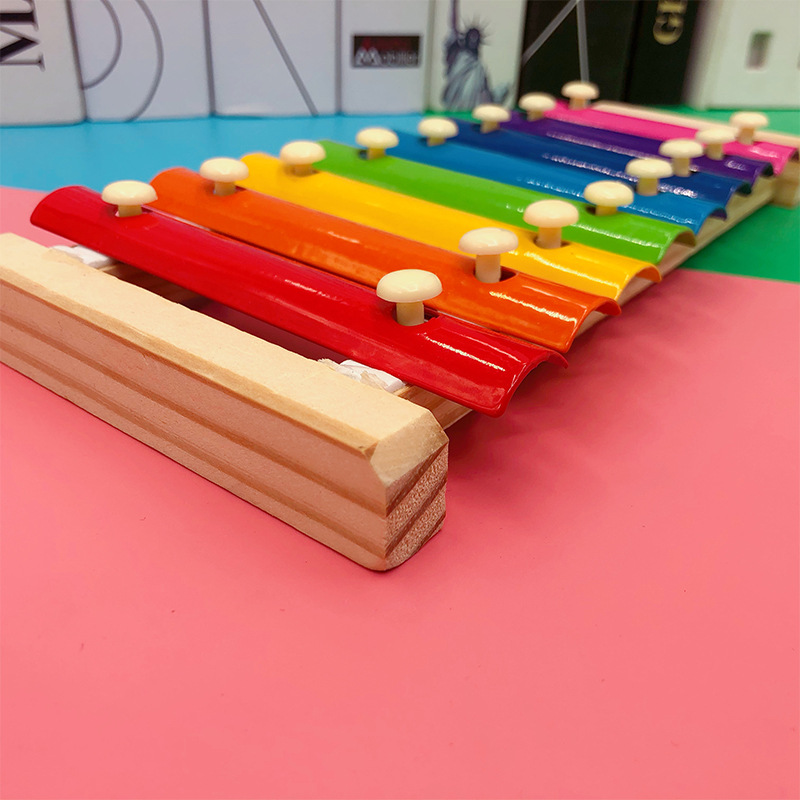 Baby Early Childhood Education Colorful Music Box Wooden Toy Piano Infant Little Xylophone Children Educational Wooden Toys