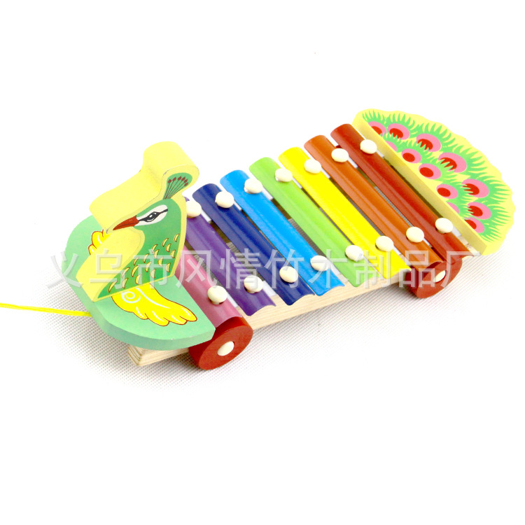 Wholesale Three-Dimensional Peacock Piano Children&#039;s Musical Instrument Infant Early Education Toys Percussion Musical Instrument Children Toy Piano