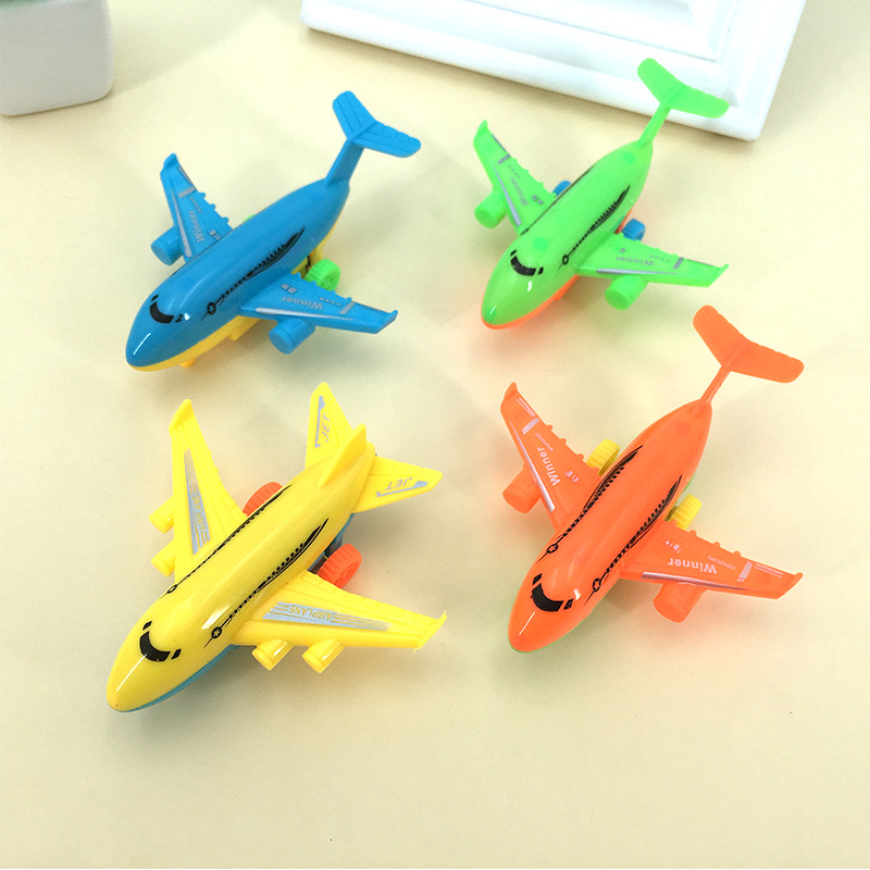Baby&#039;s Toy Car Boys Pull Back Car Infant Children&#039;s Gift Toys Small Aircraft as It Sputtered Kindergarten Gifts Model
