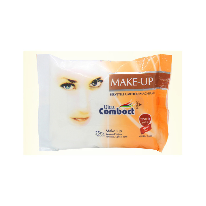 English Version Export 25 Pieces Wet Wipes Women&#039;s Makeup Remover Wet Tissue Customized Baby Cleansing Wet Tissue Wholesale