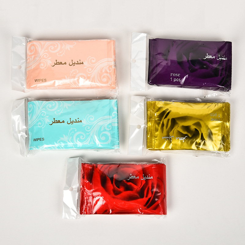 Factory Lazy Makeup Remover Wet Tissue Single-Piece Package Cleansing Wet Tissue Customized Disposable Catering Wet Tissue Wholesale