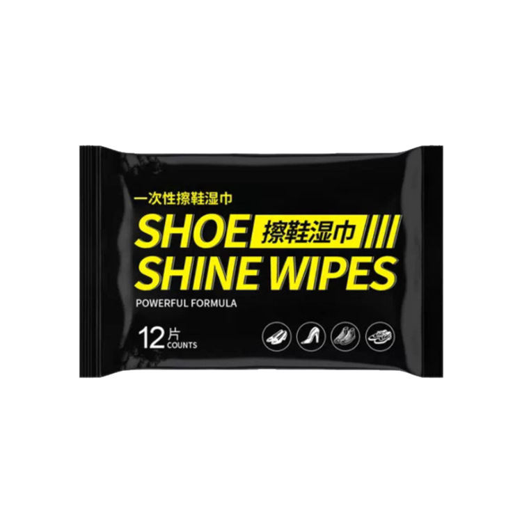 Wet Tissue for Shining Shoes 12-Piece Sports Shoes White Shoes Cleaning Wipes Disposable Portable Wet Tissue for Shining Shoes Stain Removing Wipes