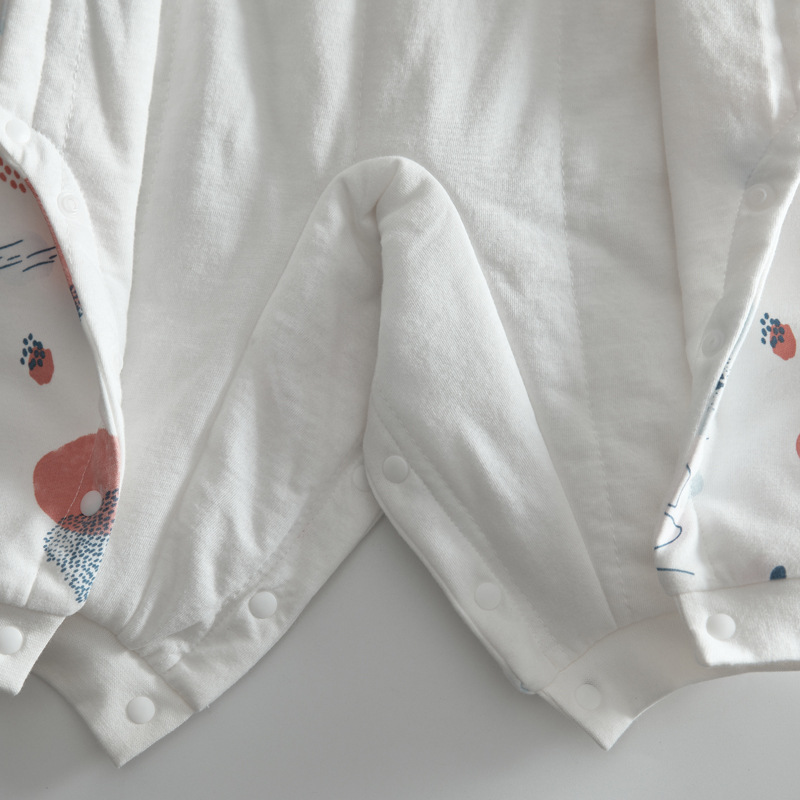 Newborn Baby Clothes Cotton Thickened Jumpsuit Baby Autumn and Winter Clothes Romper Thin Cotton Romper New Cotton-Padded Coat