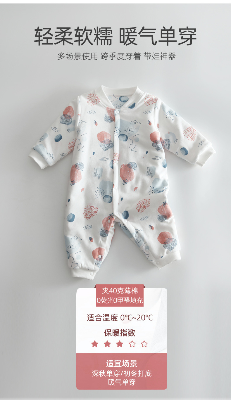 Newborn Baby Clothes Cotton Thickened Jumpsuit Baby Autumn and Winter Clothes Romper Thin Cotton Romper New Cotton-Padded Coat Newborn Baby Clothes Cotton Thickened Jumpsuit Baby Autumn and Winter Clothes Romper Thin Cotton Romper New Cotton-Padded Coat
