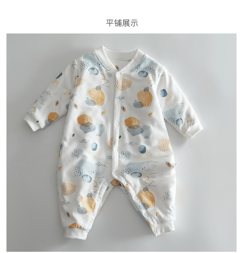 Newborn Baby Clothes Cotton Thickened Jumpsuit Baby Autumn and Winter Clothes Romper Thin Cotton Romper New Cotton-Padded Coat Newborn Baby Clothes Cotton Thickened Jumpsuit Baby Autumn and Winter Clothes Romper Thin Cotton Romper New Cotton-Padded Coat