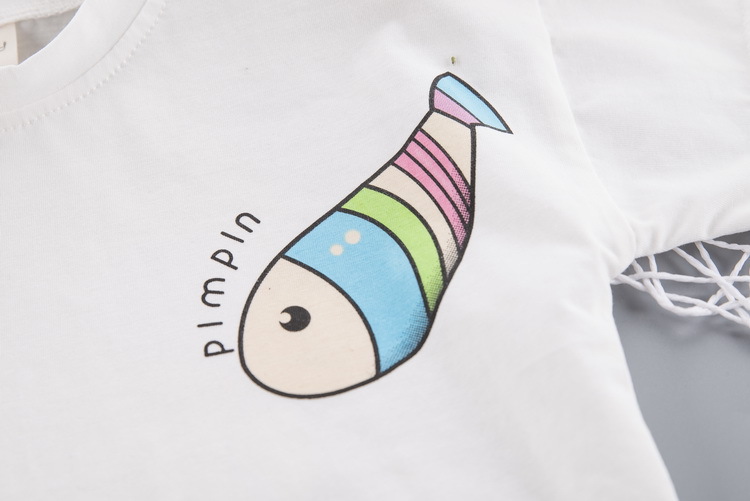 Children's Suit 2020 Summer New Children's Cartoon Casual Boy's Short-Sleeved T-shirt 0-4 Years Old Baby Clothes Two-Piece Set