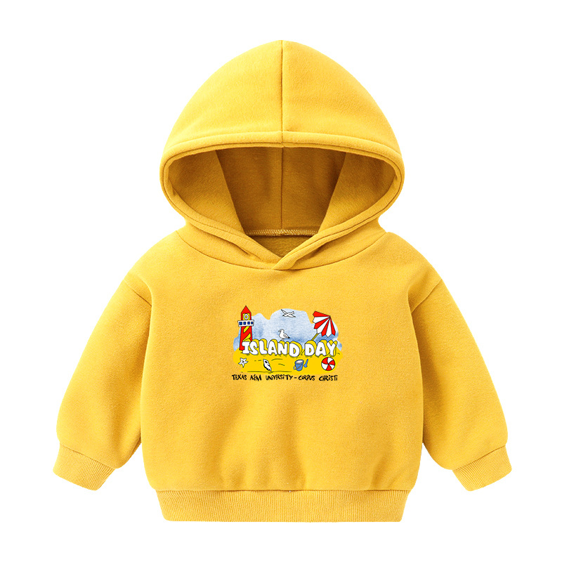 Foreign Trade Children's Wear Girls' Boys' Cute Long Sleeve Hoodies Children Fashionable Fleece-Lined Hooded Autumn Baby Clothes Foreign Trade Children's Wear Girls' Boys' Cute Long Sleeve Hoodies Children Fashionable Fleece-Lined Hooded Autumn Baby Clothes