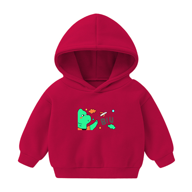 Foreign Trade Children's Wear Girls' Boys' Cute Long Sleeve Hoodies Children Fashionable Fleece-Lined Hooded Autumn Baby Clothes Foreign Trade Children's Wear Girls' Boys' Cute Long Sleeve Hoodies Children Fashionable Fleece-Lined Hooded Autumn Baby Clothes