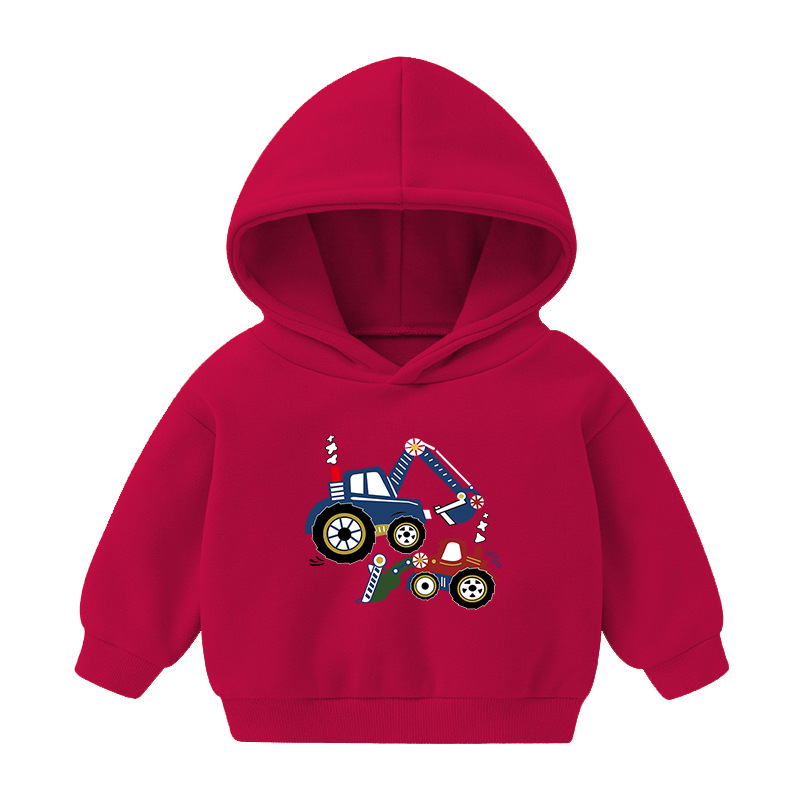 Foreign Trade Children's Wear Girls' Boys' Cute Long Sleeve Hoodies Children Fashionable Fleece-Lined Hooded Autumn Baby Clothes Foreign Trade Children's Wear Girls' Boys' Cute Long Sleeve Hoodies Children Fashionable Fleece-Lined Hooded Autumn Baby Clothes