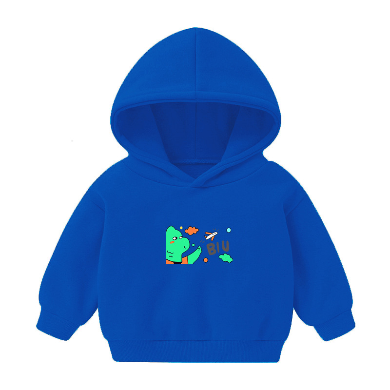 Foreign Trade Children's Wear Girls' Boys' Cute Long Sleeve Hoodies Children Fashionable Fleece-Lined Hooded Autumn Baby Clothes Foreign Trade Children's Wear Girls' Boys' Cute Long Sleeve Hoodies Children Fashionable Fleece-Lined Hooded Autumn Baby Clothes