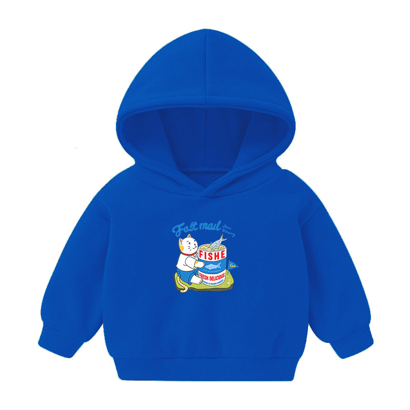 Foreign Trade Children's Wear Girls' Boys' Cute Long Sleeve Hoodies Children Fashionable Fleece-Lined Hooded Autumn Baby Clothes Foreign Trade Children's Wear Girls' Boys' Cute Long Sleeve Hoodies Children Fashionable Fleece-Lined Hooded Autumn Baby Clothes
